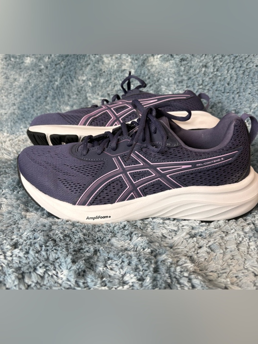 Asics Gel Women's Athletic Shoes - Purple with Light Pink Trim